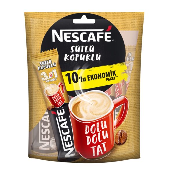 Nescafe 3'ü 1 Arada Sütlü Köpüklü